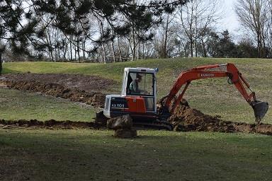 Teichentschlammung (Golf-Club Main-Taunus)