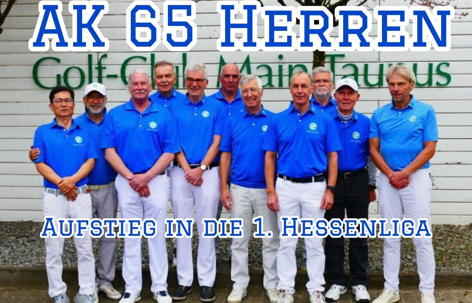 1. Mannschaft AK65 Herren – Aufstieg in die 1. Hessenliga geglückt