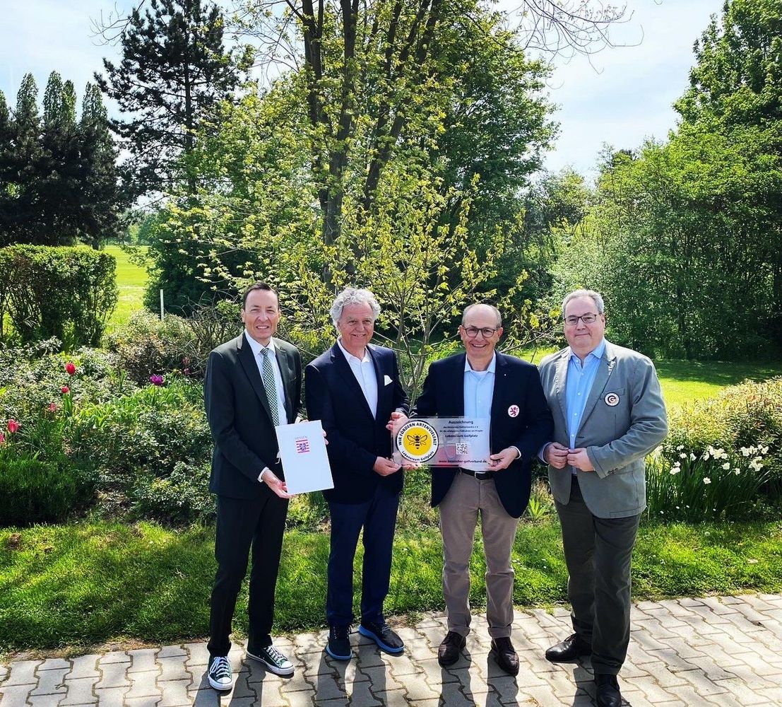 Golf-Club Main-Taunus mit Auszeichnung „Lebensraum Golfplatz – Wir fördern Artenvielfalt“ geehrt!