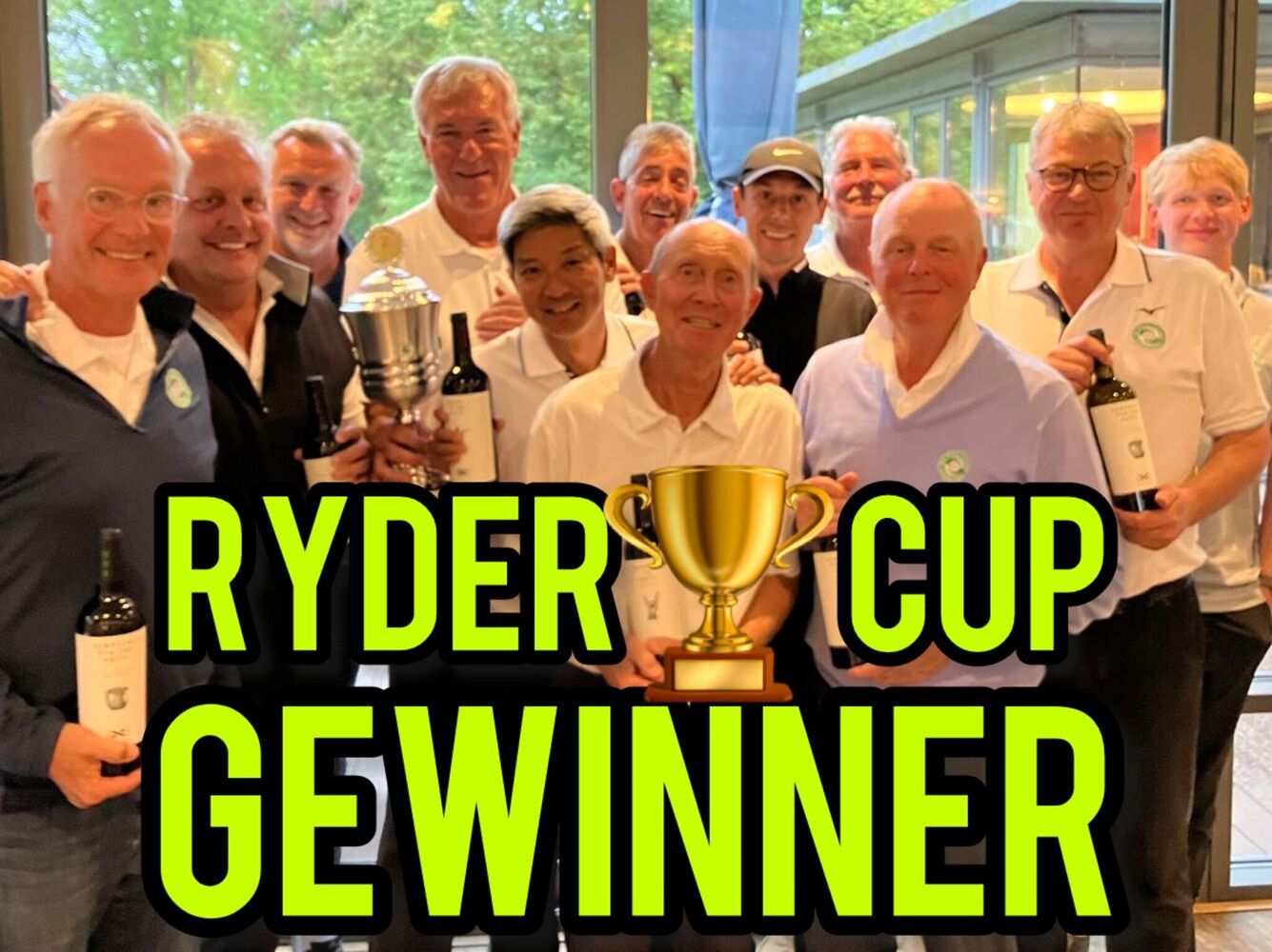 Ryder Cup Gewinn unserer Herren
